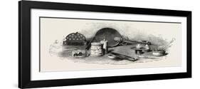 Ancient Roman Toilet Articles from Pompeii, 1882-null-Framed Giclee Print