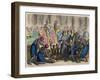 Ancient Rome: Egyptian legation with presents before the Senate,-Heinrich Leutemann-Framed Giclee Print