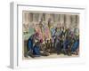 Ancient Rome: Egyptian legation with presents before the Senate,-Heinrich Leutemann-Framed Giclee Print