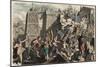 Ancient Rome: Military, Storming of a city,-Heinrich Leutemann-Mounted Giclee Print