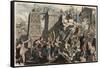 Ancient Rome: Military, Storming of a city,-Heinrich Leutemann-Framed Stretched Canvas