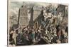 Ancient Rome: Military, Storming of a city,-Heinrich Leutemann-Stretched Canvas