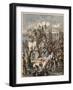 Ancient Rome: Plundering of Rome by the Vandals, on 2nd June 455,-Heinrich Leutemann-Framed Giclee Print