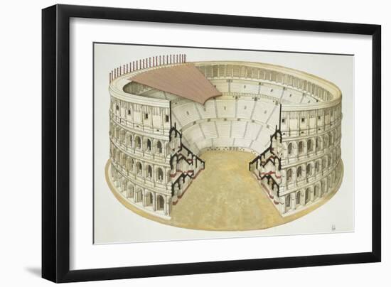 Ancient Rome, Rome Colosseum-null-Framed Giclee Print