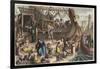 Ancient Rome: Sea Travel, Wild animals are transported for the circus,-Heinrich Leutemann-Framed Giclee Print