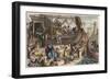 Ancient Rome: Sea Travel, Wild animals are transported for the circus,-Heinrich Leutemann-Framed Giclee Print