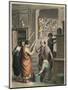 Ancient Rome: Selling and manufacturing books,-Heinrich Leutemann-Mounted Giclee Print