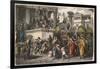 Ancient Rome: Street Scene,-Heinrich Leutemann-Framed Giclee Print