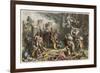 Ancient Rome: The pillaging of a captured city,-Heinrich Leutemann-Framed Giclee Print