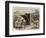 Ancient Rome: Weaponry, Ballista, machine used during siege,-Heinrich Leutemann-Framed Giclee Print