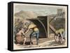 Ancient Rome: Weaponry, Ballista, machine used during siege,-Heinrich Leutemann-Framed Stretched Canvas