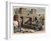 Ancient Rome: Weaponry, Catapult,-Heinrich Leutemann-Framed Giclee Print