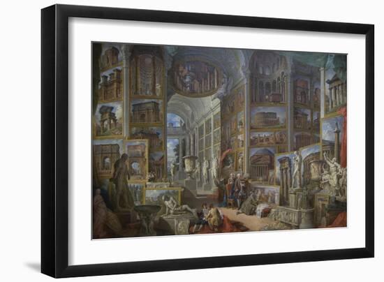 Ancient Rome-Giovanni Paolo Panini-Framed Art Print