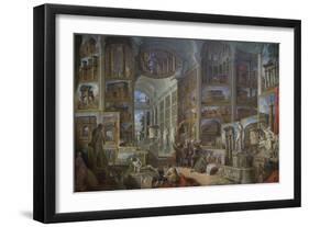 Ancient Rome-Giovanni Paolo Panini-Framed Art Print