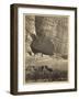 Ancient Ruins in the Canyon De Chelly, N.M., in a Niche 50 Feet Above Present Canyon Bed, 1873-Timothy O'Sullivan-Framed Photographic Print