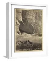 Ancient Ruins in the Canyon De Chelly, N.M., in a Niche 50 Feet Above Present Canyon Bed, 1873-Timothy O'Sullivan-Framed Photographic Print