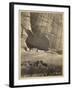 Ancient Ruins in the Canyon De Chelly, N.M., in a Niche 50 Feet Above Present Canyon Bed, 1873-Timothy O'Sullivan-Framed Photographic Print