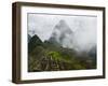 Ancient Ruins of Machu Picchu, Andes Mountain, Peru-Keren Su-Framed Photographic Print