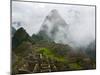 Ancient Ruins of Machu Picchu, Andes Mountain, Peru-Keren Su-Mounted Photographic Print