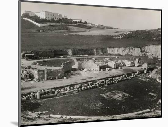 Ancient Ruins of Roman Theater of Carthage-null-Mounted Photographic Print