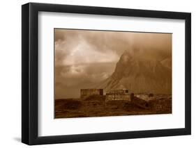 Ancient Ruins Southern Coast Iceland, Vestrahorn Stokknes-Vincent James-Framed Photographic Print