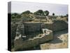 Ancient Ruins, Troy, Unesco World Heritage Site, Anatolia, Turkey, Eurasia-Ken Wilson-Stretched Canvas
