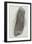 Ancient Runic Stone Recently Found in the Isle of Man-null-Framed Giclee Print