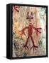 Ancient Sacred Mayan Paintings at Metzabok, Selva Lacandona, Metzabok, Chiapas, Mexico-Russell Gordon-Framed Stretched Canvas