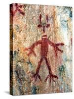 Ancient Sacred Mayan Paintings at Metzabok, Selva Lacandona, Metzabok, Chiapas, Mexico-Russell Gordon-Stretched Canvas