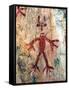 Ancient Sacred Mayan Paintings at Metzabok, Selva Lacandona, Metzabok, Chiapas, Mexico-Russell Gordon-Framed Stretched Canvas