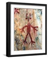 Ancient Sacred Mayan Paintings at Metzabok, Selva Lacandona, Metzabok, Chiapas, Mexico-Russell Gordon-Framed Photographic Print