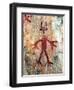 Ancient Sacred Mayan Paintings at Metzabok, Selva Lacandona, Metzabok, Chiapas, Mexico-Russell Gordon-Framed Photographic Print