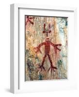 Ancient Sacred Mayan Paintings at Metzabok, Selva Lacandona, Metzabok, Chiapas, Mexico-Russell Gordon-Framed Photographic Print