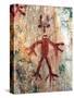 Ancient Sacred Mayan Paintings at Metzabok, Selva Lacandona, Metzabok, Chiapas, Mexico-Russell Gordon-Stretched Canvas