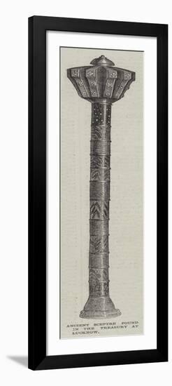 Ancient Sceptre Found in the Treasury at Lucknow-null-Framed Giclee Print