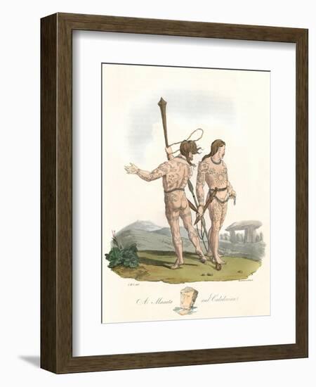 Ancient Scots-Charles Hamilton Smith-Framed Art Print