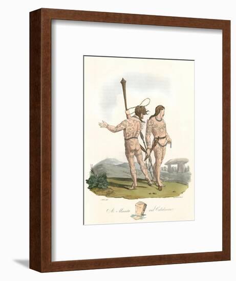 Ancient Scots-Charles Hamilton Smith-Framed Art Print