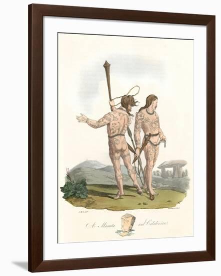 Ancient Scots-Charles Hamilton Smith-Framed Art Print