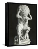 Ancient Sculpture of Atlas-null-Framed Stretched Canvas