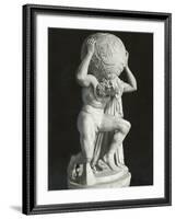 Ancient Sculpture of Atlas-null-Framed Photographic Print