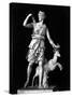 Ancient Sculpture of the Roman Goddess Diana, the Virgin Huntress-null-Stretched Canvas