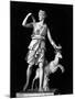 Ancient Sculpture of the Roman Goddess Diana, the Virgin Huntress-null-Mounted Photographic Print