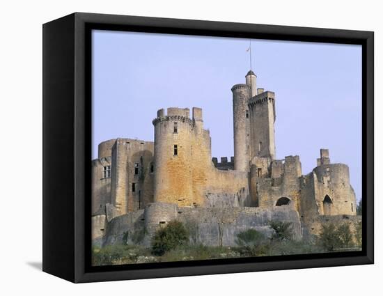 Ancient Seat of the Seigneur Beranger De Roquefeuil, Chateau De Bonaguil, Aquitaine-Bruno Barbier-Framed Stretched Canvas