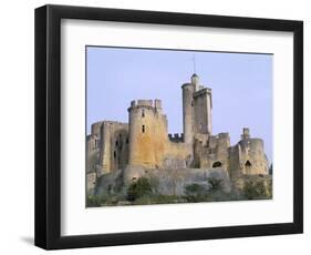 Ancient Seat of the Seigneur Beranger De Roquefeuil, Chateau De Bonaguil, Aquitaine-Bruno Barbier-Framed Photographic Print