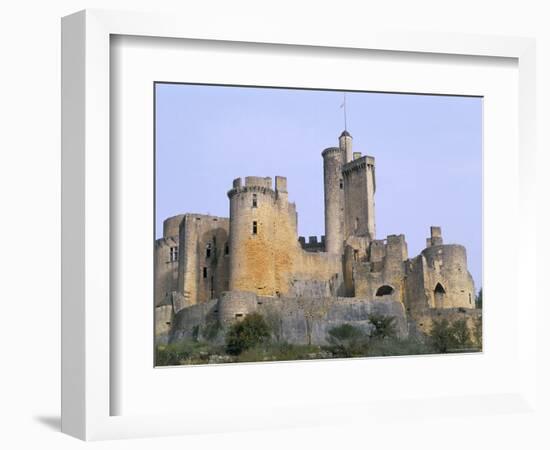 Ancient Seat of the Seigneur Beranger De Roquefeuil, Chateau De Bonaguil, Aquitaine-Bruno Barbier-Framed Photographic Print