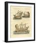 Ancient Ships-null-Framed Giclee Print