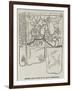 Ancient Slab Found in St Paul's Churchyard-null-Framed Premium Giclee Print