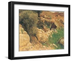 Ancient Source in Syria-Eugen Bracht-Framed Art Print