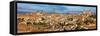 Ancient Spain - Toledo City, Panoramic View-Maugli-l-Framed Stretched Canvas