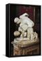 Ancient Statue of Wrestlers in Galleria Degli Uffizi-null-Framed Stretched Canvas